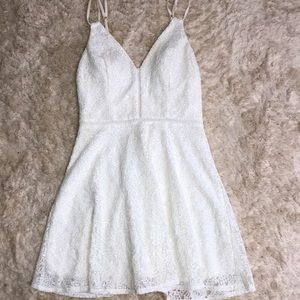 Hoco white sparkly dress